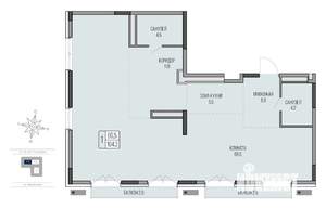 Студия квартира, вторичка, 104м2, 9/9 этаж