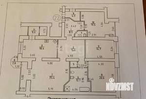 4-к квартира, вторичка, 154м2, 2/9 этаж