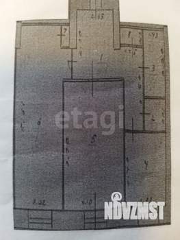 2-к квартира, вторичка, 56м2, 4/5 этаж