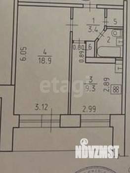 1-к квартира, вторичка, 35м2, 13/16 этаж