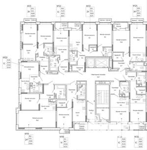 2-к квартира, строящийся дом, 62м2, 11/17 этаж