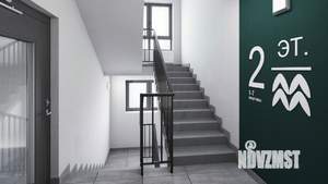 1-к квартира, строящийся дом, 37м2, 4/17 этаж