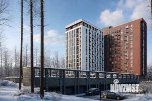 1-к квартира, строящийся дом, 39м2, 8/14 этаж