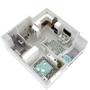 2-к квартира, вторичка, 33м2, 19/25 этаж
