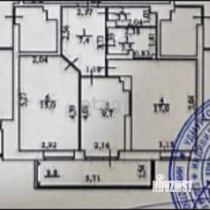 2-к квартира, вторичка, 55м2, 2/20 этаж