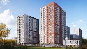 1-к квартира, строящийся дом, 35м2, 16/17 этаж