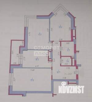 3-к квартира, вторичка, 74м2, 13/17 этаж