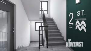 1-к квартира, строящийся дом, 35м2, 12/17 этаж