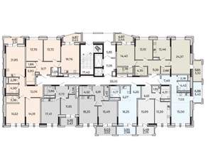 2-к квартира, строящийся дом, 80м2, 15/17 этаж