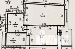 1-к квартира, вторичка, 31м2, 8/18 этаж