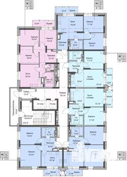 1-к квартира, вторичка, 41м2, 14/17 этаж