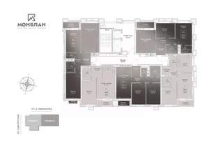 3-к квартира, сданный дом, 64м2, 5/17 этаж