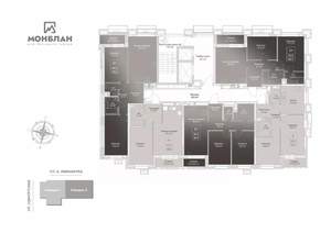 3-к квартира, сданный дом, 70м2, 2/17 этаж