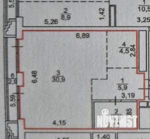 1-к квартира, вторичка, 46м2, 6/8 этаж