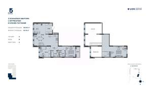4-к квартира, вторичка, 113м2, 8/12 этаж