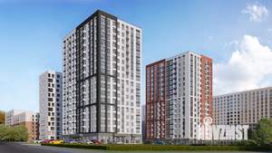 2-к квартира, строящийся дом, 58м2, 14/17 этаж