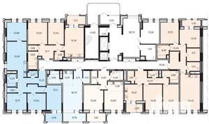 1-к квартира, вторичка, 54м2, 1/17 этаж