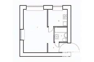 1-к квартира, вторичка, 33м2, 5/5 этаж