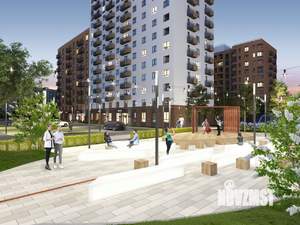 2-к квартира, строящийся дом, 55м2, 16/17 этаж