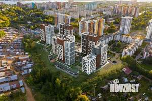 2-к квартира, строящийся дом, 54м2, 14/17 этаж