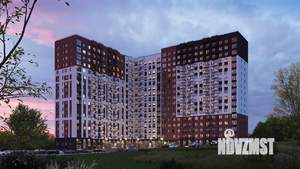 2-к квартира, строящийся дом, 56м2, 10/17 этаж