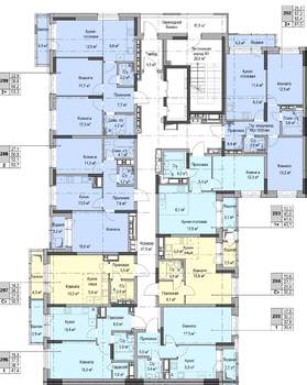 2-к квартира, вторичка, 60м2, 4/17 этаж