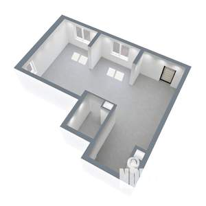 Студия квартира, вторичка, 60м2, 1/17 этаж