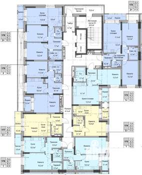 2-к квартира, вторичка, 60м2, 2/17 этаж