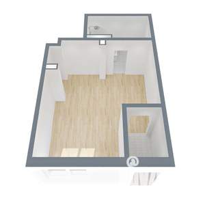 Студия квартира, вторичка, 45м2, 1/17 этаж