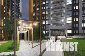 2-к квартира, строящийся дом, 56м2, 25/26 этаж