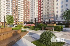 2-к квартира, строящийся дом, 62м2, 1/17 этаж