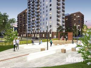 2-к квартира, строящийся дом, 64м2, 14/17 этаж