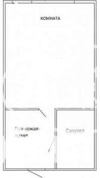 Студия квартира, вторичка, 26м2, 3/6 этаж