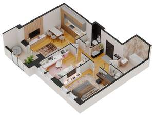 3-к квартира, вторичка, 108м2, 3/17 этаж