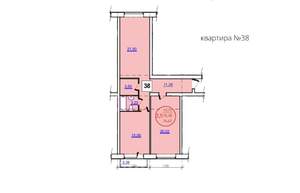 2-к квартира, строящийся дом, 73м2, 1/5 этаж