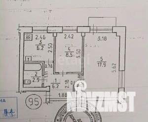 2-к квартира, вторичка, 43м2, 4/5 этаж