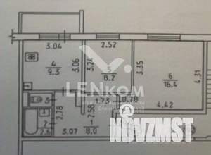 2-к квартира, вторичка, 46м2, 6/10 этаж