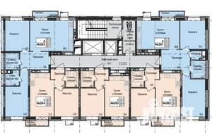 2-к квартира, строящийся дом, 65м2, 9/17 этаж