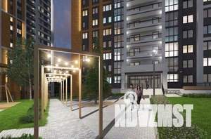 1-к квартира, строящийся дом, 43м2, 5/17 этаж