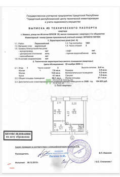 2-к квартира, вторичка, 29м2, 1/3 этаж
