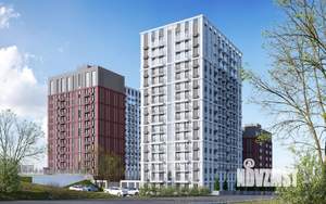 2-к квартира, строящийся дом, 59м2, 2/17 этаж