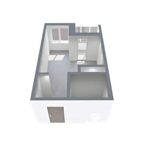 Студия квартира, вторичка, 23м2, 13/17 этаж