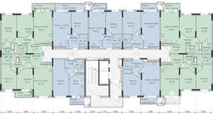 2-к квартира, строящийся дом, 60м2, 14/17 этаж