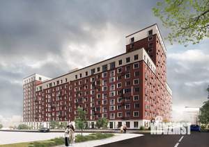 2-к квартира, строящийся дом, 57м2, 2/16 этаж