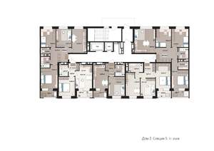 2-к квартира, сданный дом, 53м2, 11/17 этаж