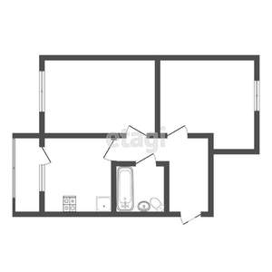 2-к квартира, вторичка, 55м2, 9/18 этаж