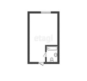 Студия квартира, вторичка, 22м2, 3/12 этаж