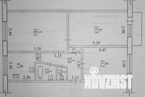 3-к квартира, вторичка, 61м2, 5/5 этаж