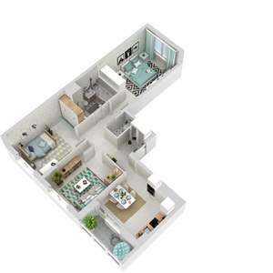 3-к квартира, строящийся дом, 63м2, 13/25 этаж