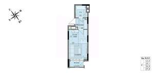 Студия квартира, вторичка, 26м2, 15/17 этаж